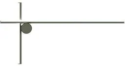 Flos - Coordinates W2 Lampa Ścienna Moon Grey Flos - Lampy ścienne - miniaturka - grafika 1