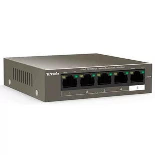 Tenda TEF1105P-4-38W 5-port FastEthernet Switch 10/100Mbps 4 X PoE - Switche - miniaturka - grafika 1