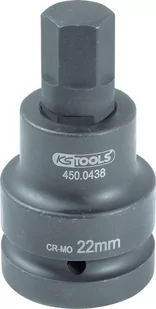 KS TOOLS 1" Mocna nasadka z bitem, imbusowa,19 mm - Bity - miniaturka - grafika 1