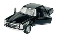 Samochody i pojazdy dla dzieci - WELLY OLD TIMER 1963 MERCEDES 230SL PAGODA W113 CZARNY 1:34 NOWY METALOWY MODEL 43774 - miniaturka - grafika 1