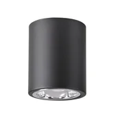 Lampy sufitowe - Polux Oprawa natynkowa szer 9,8cm metalowa okrągła JUPITER MD-3011 czarna SANICO 311696 - miniaturka - grafika 1