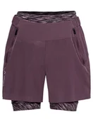 Spodenki rowerowe - Damskie spodenki rowerowe VAUDE Altissimi Cycling Shorts Blackberry 38 - miniaturka - grafika 1