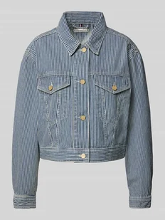 Kurtka jeansowa o kroju oversized fit z czystej bawełny - Kurtki damskie - miniaturka - grafika 1