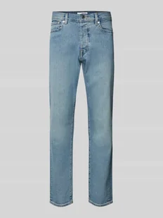 Jeansy o kroju regular tapered fit z 5 kieszeniami model ‘COLE’ - Spodnie męskie - miniaturka - grafika 1