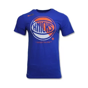 Koszulka Nike Dri-Fit NBA New York Knicks Logo T-shirt - AT0433-495-S - Koszulki męskie - miniaturka - grafika 1