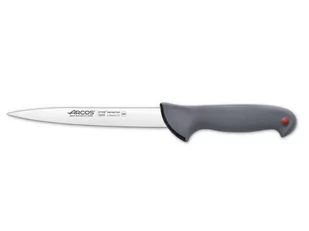 Arcos Serie Colour Proof - Nóż do podeszwy - Ostrze Nitrum stal szlachetna 170 mm - Rękojeść z polipropylenu firmy Elastomer Pokrycie Kolor czarny - Noże kuchenne - miniaturka - grafika 1