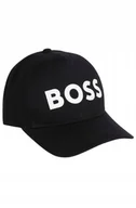 Czapki i chusty sportowe męskie - HUGO BOSS Czapka z daszkiem czarna - miniaturka - grafika 1