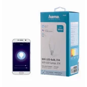 Żarówki LED - Hama ŻARÓWKA LED WIFI E14 BIAŁA 1765590000 - miniaturka - grafika 1