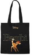 Torebki damskie - Disney TOTE BAG BAMBI", REFERENCE : BWDBAMBBBB001, CZARNY, 38 X 40 CM - miniaturka - grafika 1