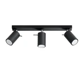 Lampy sufitowe - Brilagi - LED Oświetlenie punktowe ASMUS 3xGU10/7W/230V czarne - miniaturka - grafika 1