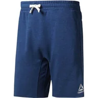 Spodnie sportowe męskie - Spodenki męskie Reebok TE Marble Melange Short - miniaturka - grafika 1