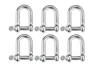 Sprzęt wspinaczkowy - PARKSIDE® Karabińczyki lub szekli (Szekle, 6 sztuk) - miniaturka - grafika 1