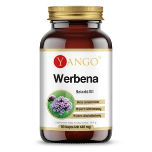 YANGO Yango Werbena 90 k równowaga emocjonalna YA0329 - Suplementy naturalne - miniaturka - grafika 1