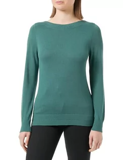 Swetry damskie - s.Oliver Sales GmbH & Co. KG/s.Oliver Damski sweter z długim rękawem, Niebieski zielony, 42 - grafika 1