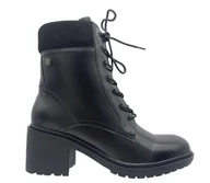 Botki damskie - Buty damskie botki eleganckie na klocku XTI rozmiar 39 - miniaturka - grafika 1