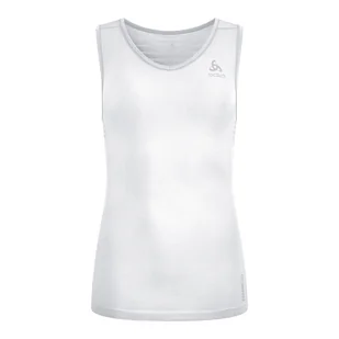 Damska koszulka termoaktywna Odlo Performance X-Light Base Layer V-Neck Singlet white - S - Koszulki sportowe damskie - miniaturka - grafika 1