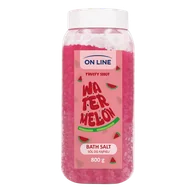 Kosmetyki do kąpieli - On Line Fruity Shot Watermelon, sól do kąpieli, 800 g - miniaturka - grafika 1