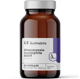 GUTHABITS AKKERMANSIA MUCINIPHILA AKK11 POSTBIOTYK 60 KAPSUŁEK - Układ pokarmowy - miniaturka - grafika 1