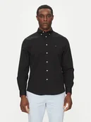 Koszule męskie - Tommy Hilfiger Koszula Core Flex MW0MW39988 Czarny Regular Fit - miniaturka - grafika 1