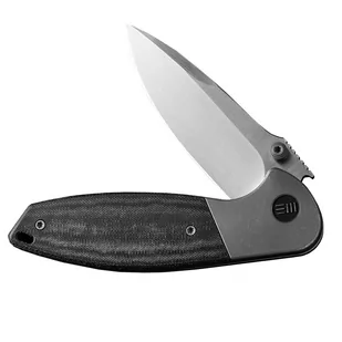Nóż składany WE Knife Nitro Mini WE22015-3 gray / black micarta - Noże - miniaturka - grafika 3