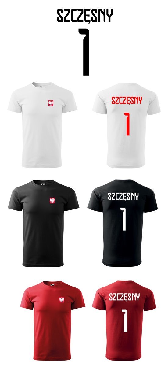 Koszulka Wojciech Szczęsny 1 POLSKA jr Katar'22