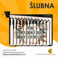 Skarbonki - Prezent na Ślub Wyjątkowy prezent ślubny Skarbonka na ślub - miniaturka - grafika 1