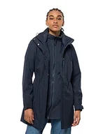 Płaszcze damskie - Jack Wolfskin Ottawa Płaszcz Kurtka, Night Blue, XS Kobiety - miniaturka - grafika 1