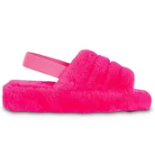 Kapcie damskie - Kapcie Papcie Cieple Damskie Pluszowe z Gumką Fuksja 40 - miniaturka - grafika 1