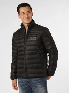 EA7 Emporio Armani Męska kurtka puchowa Mężczyźni czarny jednolity, M - Kurtki męskie - miniaturka - grafika 1