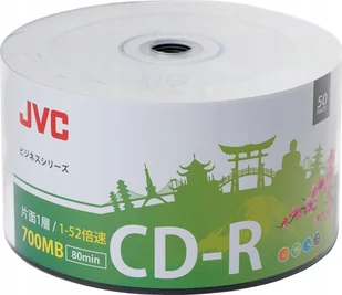 JVC JVC CD-R 700MB 52X SP*50 701715JCK0017 - Nośniki danych - miniaturka - grafika 1