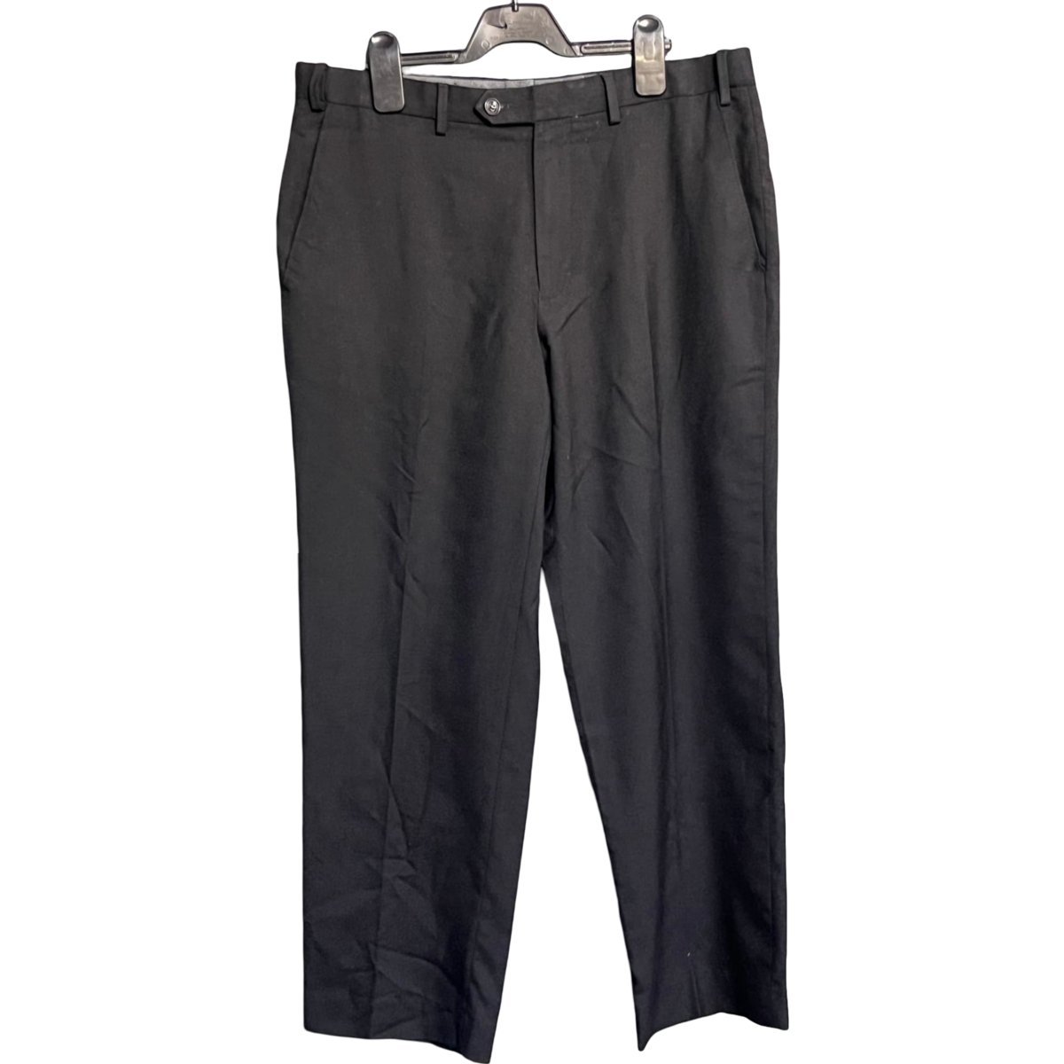 Marks&Spencer Spodnie Męskie Wygodne Stylowe Eleganckie Czarne 34/29