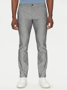 BOSS Spodnie materiałowe 50536834 Szary Slim Fit - Spodnie męskie - miniaturka - grafika 1