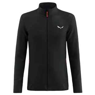 Męska bluza Salewa Puez Waffle Hyb Pl Jacket M Rozmiar: M / Kolor: czarny - Kurtki i kamizelki sportowe damskie - miniaturka - grafika 1