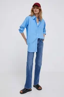 Spodnie damskie - Pepe Jeans jeansy damskie high waist - miniaturka - grafika 1