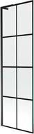 Parawany nawannowe - Mexen Next L parawan nawannowy 1-skrzydłowy 60 x 150 cm, czarny wzór, czarny - 895-060-000-03-77-70 - miniaturka - grafika 1