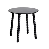 Ławy i stoliki kawowe - HOMLA Stolik kawowy RESLE czarny 40x40x40 cm - miniaturka - grafika 1
