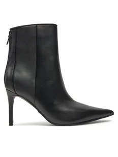 Guess Botki Feyly FLDFEY LEA10 Czarny - Botki damskie - miniaturka - grafika 1