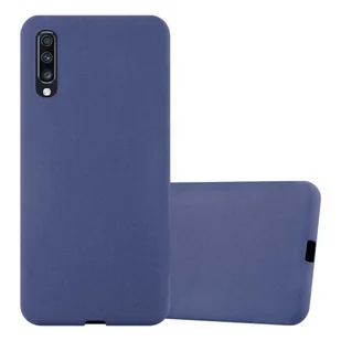 Etui Pokrowiec Do Samsung Galaxy A70 / A70s Obudowa w FROST CIEMNY NIEBIESKI TPU Silikon Case Cover Ochronny Plecki Cadorabo - Etui i futerały do telefonów - miniaturka - grafika 1