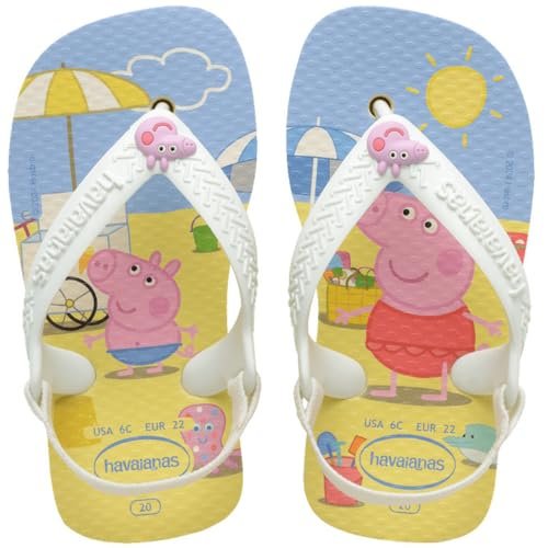 Havaianas Baby Peppa Pig, Buttercream, UK child 6
