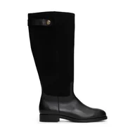 Kozaki damskie - Tommy Hilfiger Skórzane oficerki - miniaturka - grafika 1