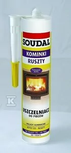 Soudal Uszczelniacz do pieców 280ml do 1500 st C - Kleje i inne preparaty budowlane - miniaturka - grafika 1