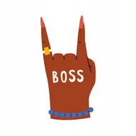 Pasmanteria - Naprasowanka Girl Power Naklejeka Na Odzież 2 - miniaturka - grafika 1