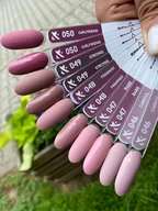 Lakiery hybrydowe - Lakier hybrydowy F.O.X gel-polish gold Spectrum 049, 7 ml - miniaturka - grafika 1