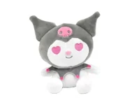 Maskotki i pluszaki - Hello Kitty Kuromi - plusz szary 25cm - miniaturka - grafika 1