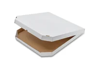 Pudełka i szkatułki - Karton fasonowy na pizzę 500x500x40mm białe - miniaturka - grafika 1