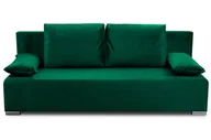 Sofy i kanapy - Sofa z funkcja spania wersalka Ecco DELUXE Zielona - miniaturka - grafika 1