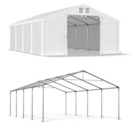 Altany ogrodowe - Namiot Magazynowy Letni 6x8x2 Biały SUMMER MSD - miniaturka - grafika 1
