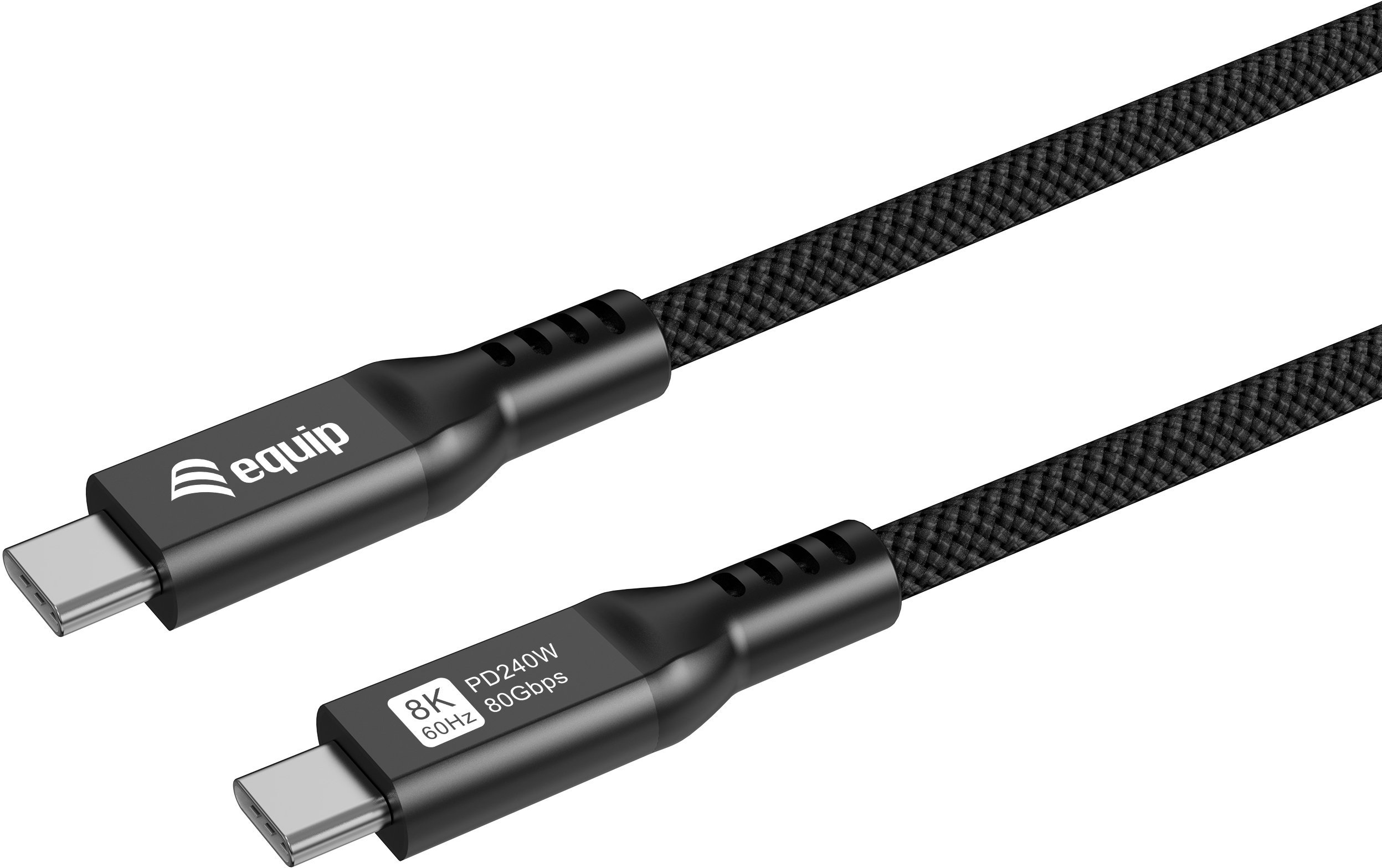 Equip 128442 kabel USB USB4 Gen 4x2 2 m USB C Czarny