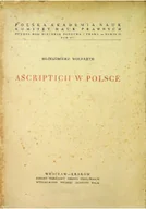 Książki o kulturze i sztuce - Ascripticii w Polsce - miniaturka - grafika 1
