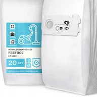 Worki do odkurzaczy - 20x Worek do Odkurzacza Festool Ct MIDI Syntetyczny Mikrowłókna Worki G9-W - miniaturka - grafika 1